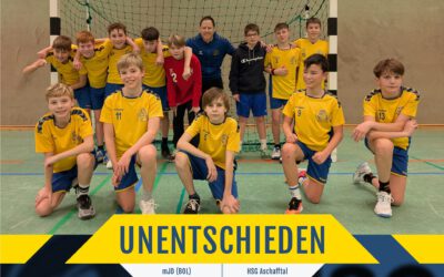 mD: Unentschieden gegen HSG Aschafftal