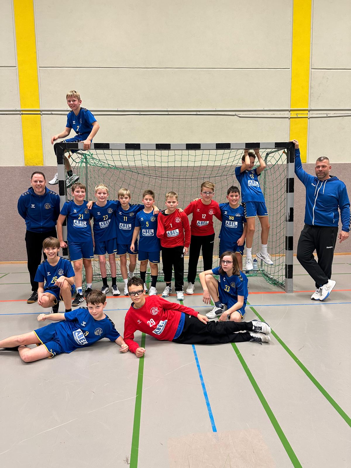 Torfoto vom 22.11.25 mJD Piranhas gegen Hörstein/Michelbach Endstand 14:16