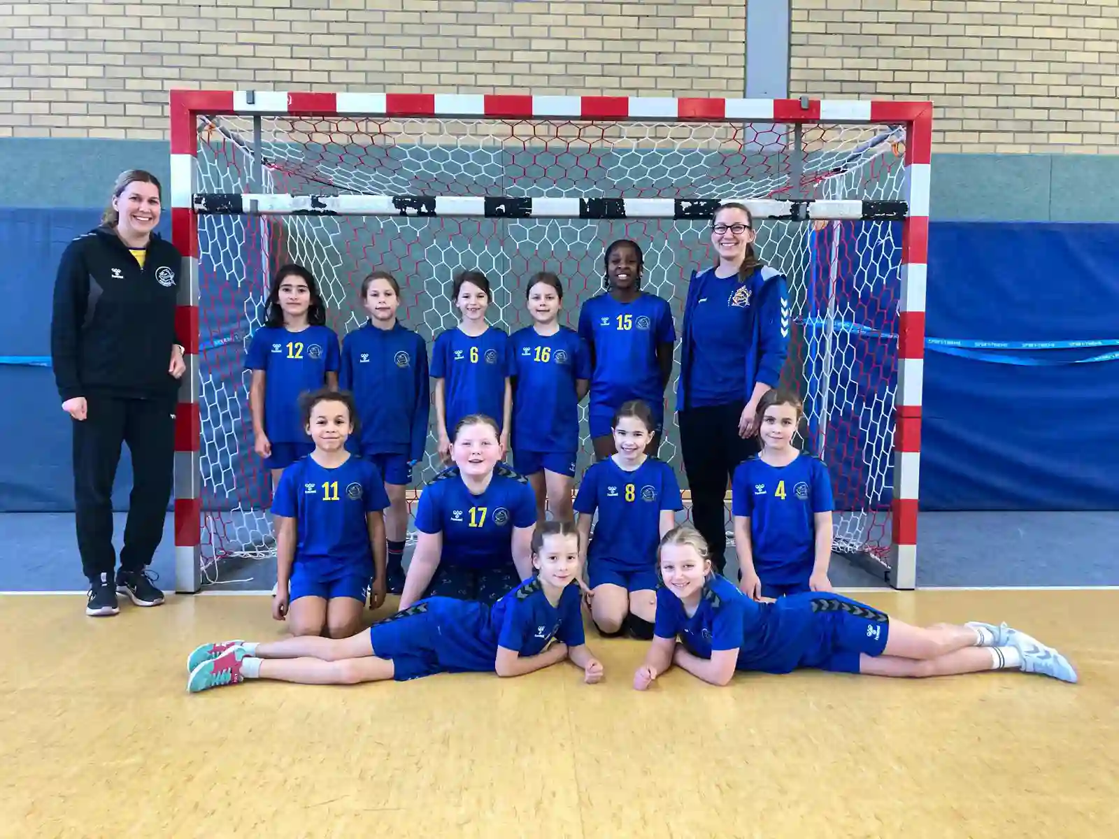 Torfoto vom 23.11.25 nach einer Niederlage der Piranhas gegen die HSG Odenwald